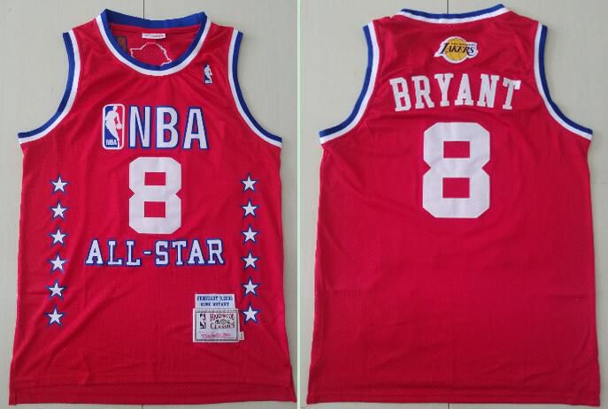 Men Los Angeles Lakers #8 Bryant Red 2003 All Star NBA Jerseys->indianapolis colts->NFL Jersey